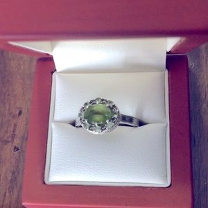 Peridot custom designed ring